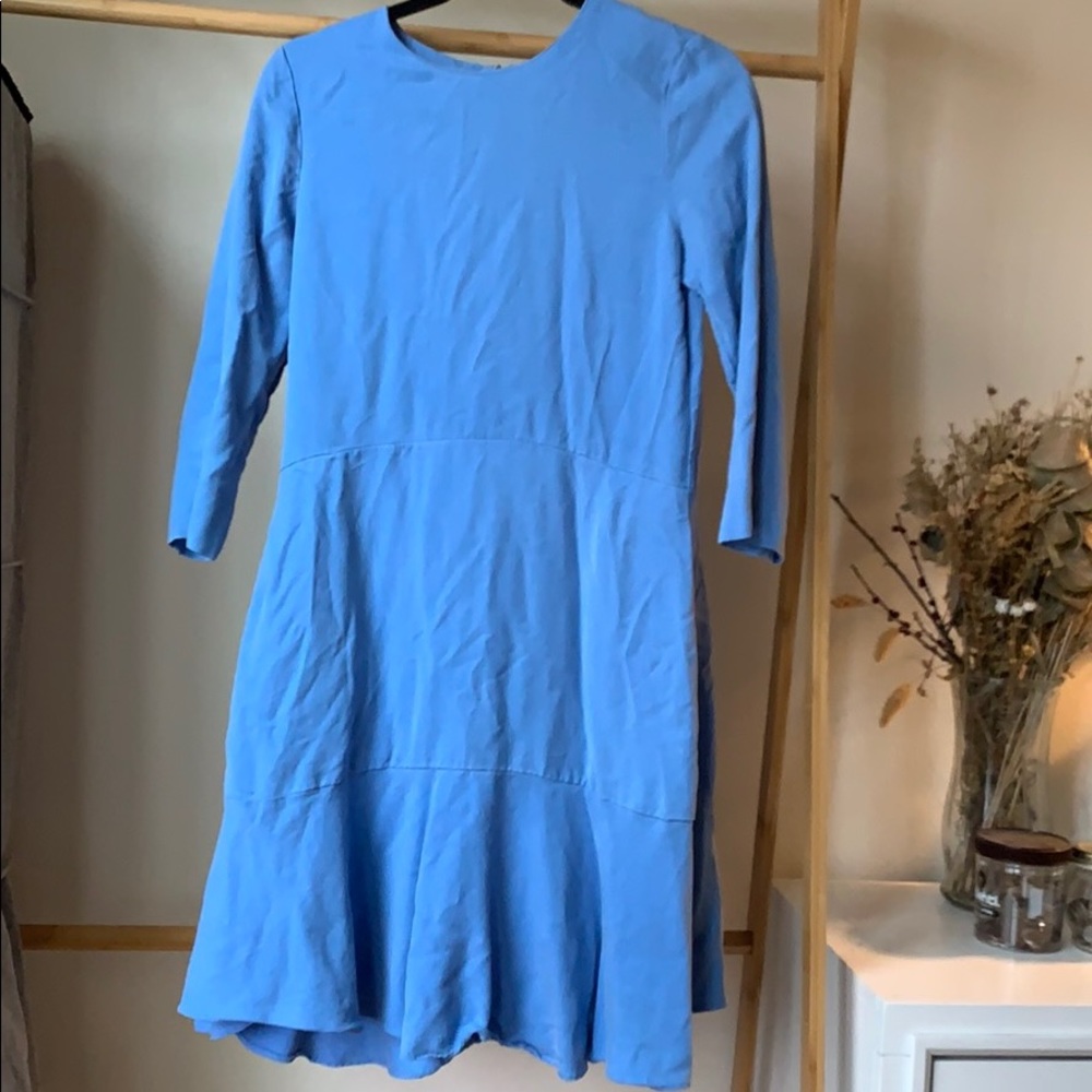 COS midi dress effortless minimalistic blue size2